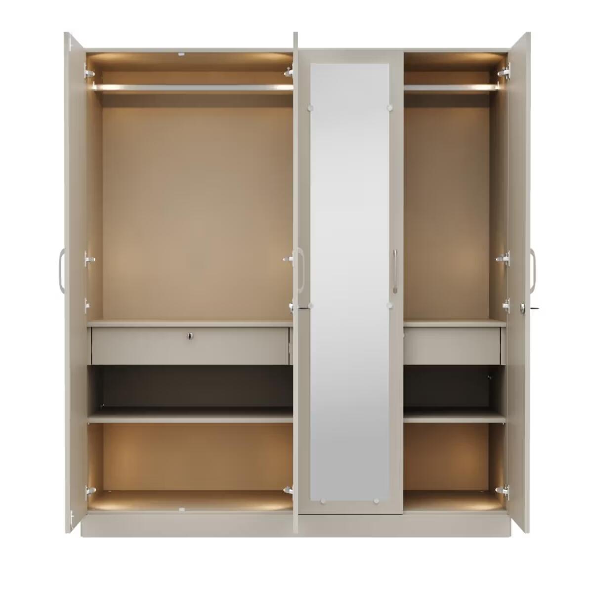 Tyrian Plus 4 Door with 4 Shelves 2 Drawers 2 Hanging