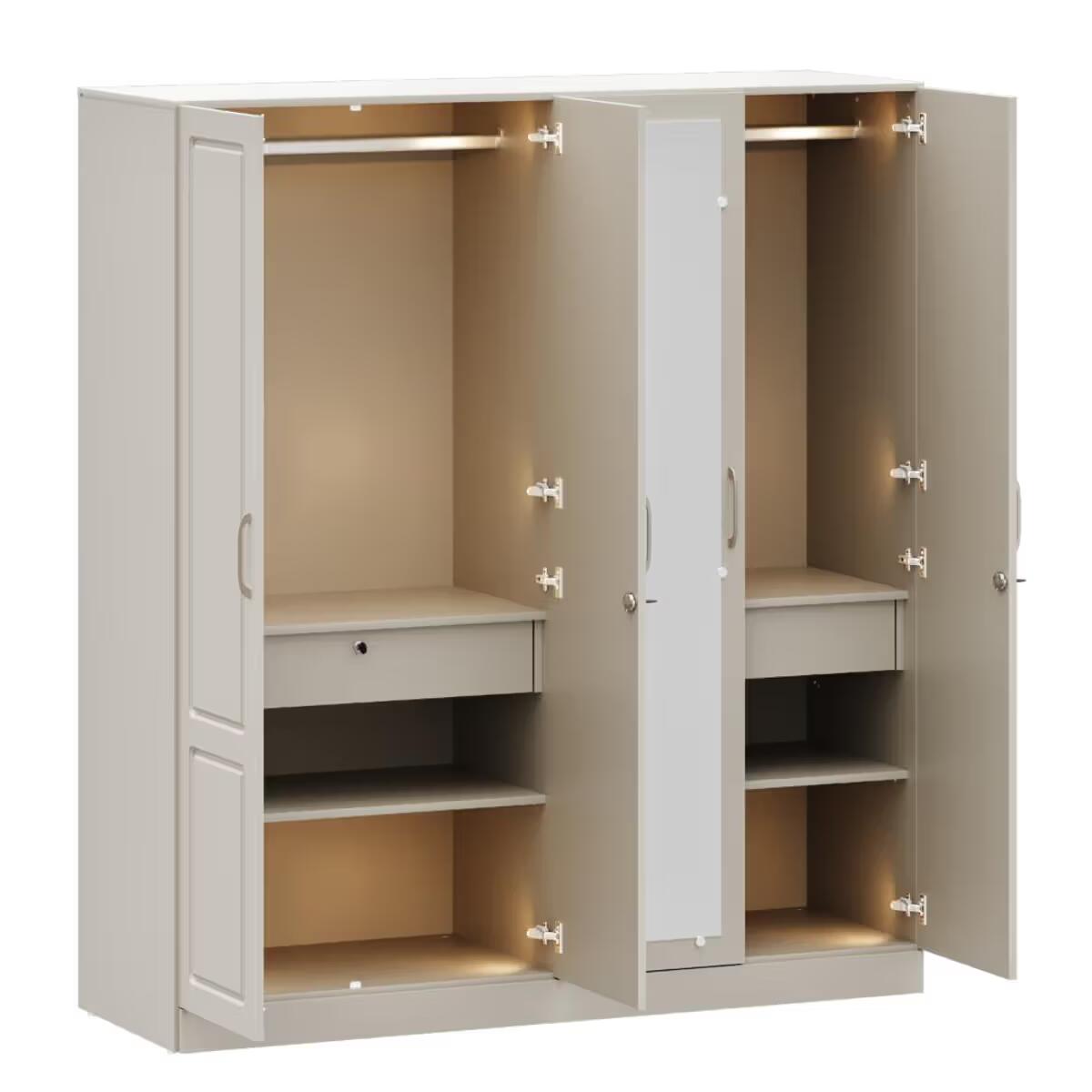 Tyrian Plus 4 Door with 4 Shelves 2 Drawers 2 Hanging