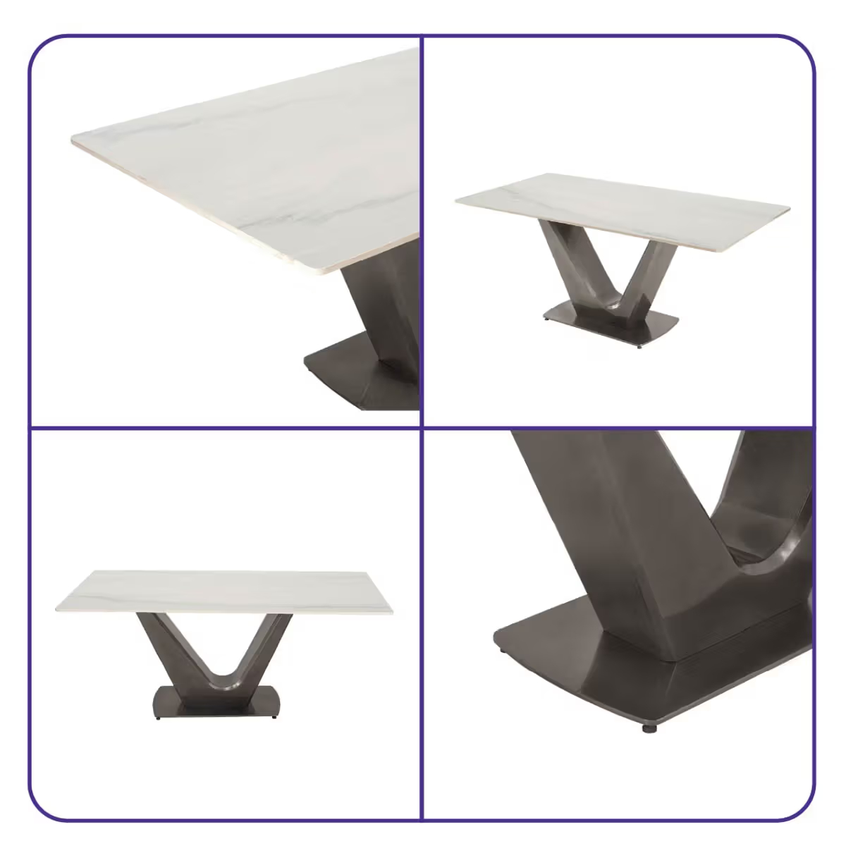 Bagna Dining Table - 6 Seater 5 Years Warranty