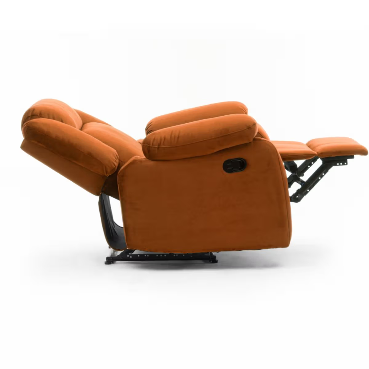 Swayback Recliner - 1 Seater - Velvet Amber - hover