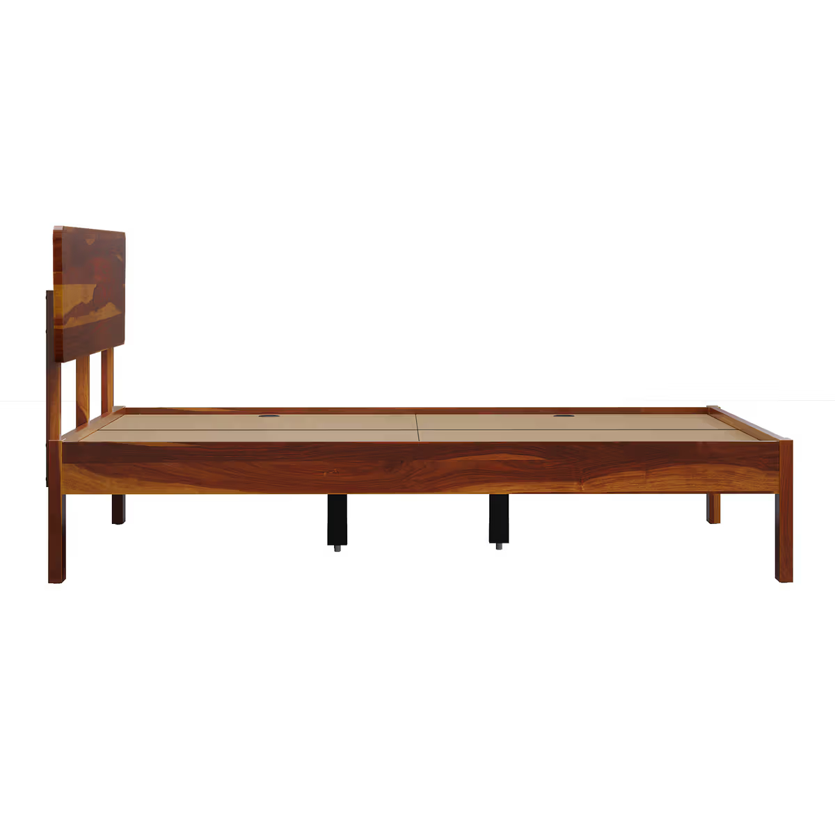 Non Storage Sheesham Wood Bed