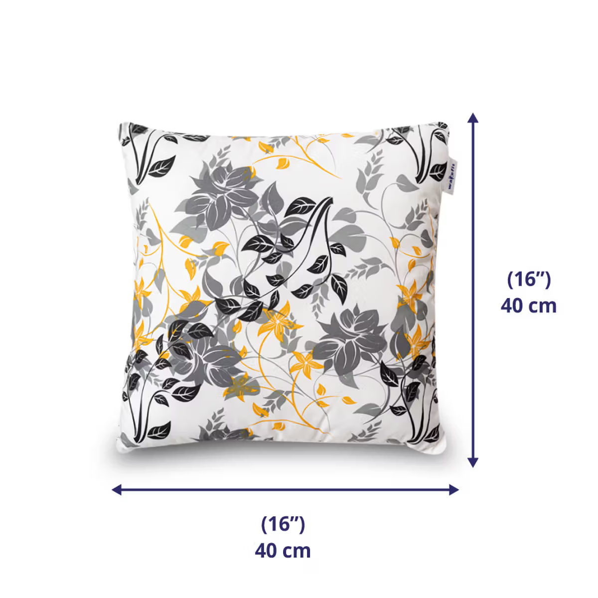 Printed Cushion | Pack of 5 | 16x16 Inch | Hollow Fiber