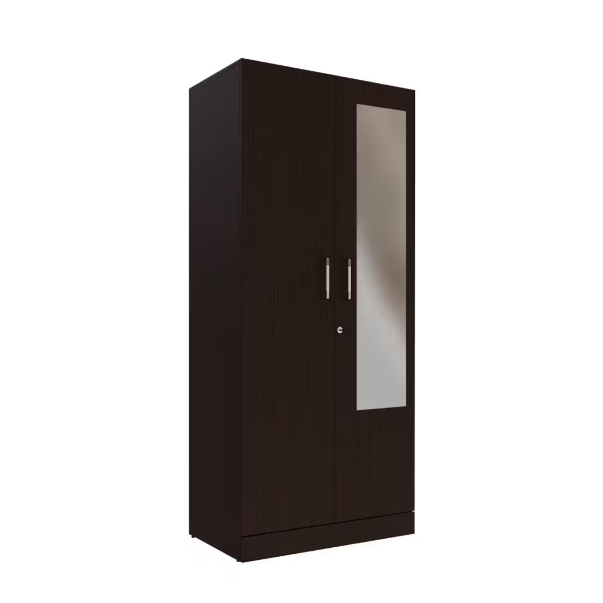 2 Door Wardrobe with Drawer, Mirror and 1 Hanging Space