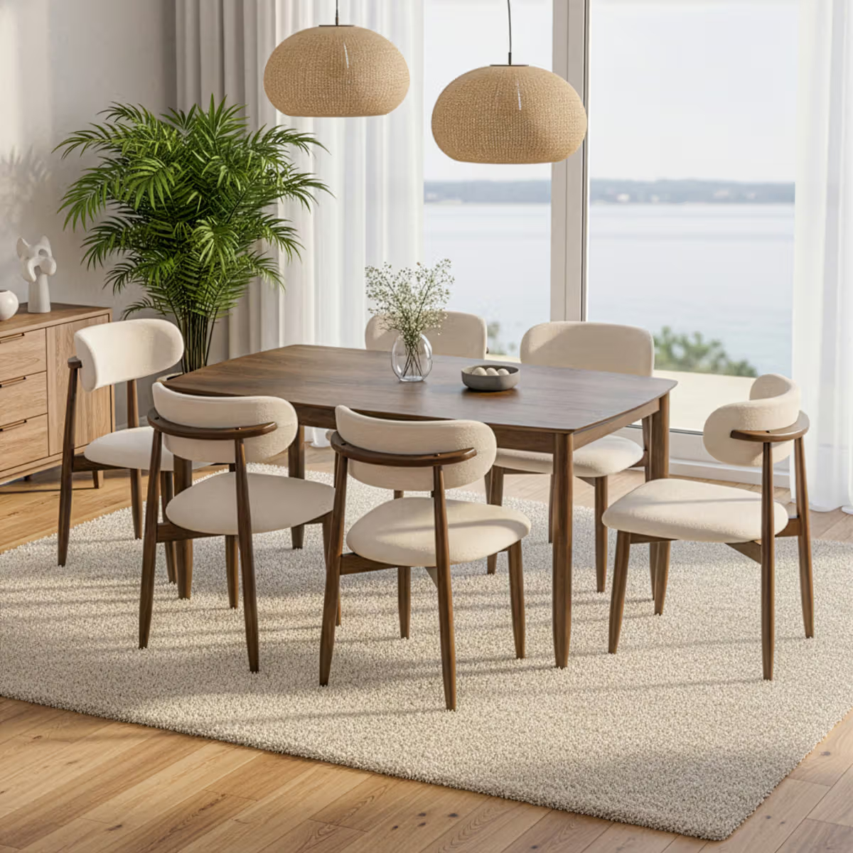 Lumash 6 Seater Dining Set 5 Years Warranty