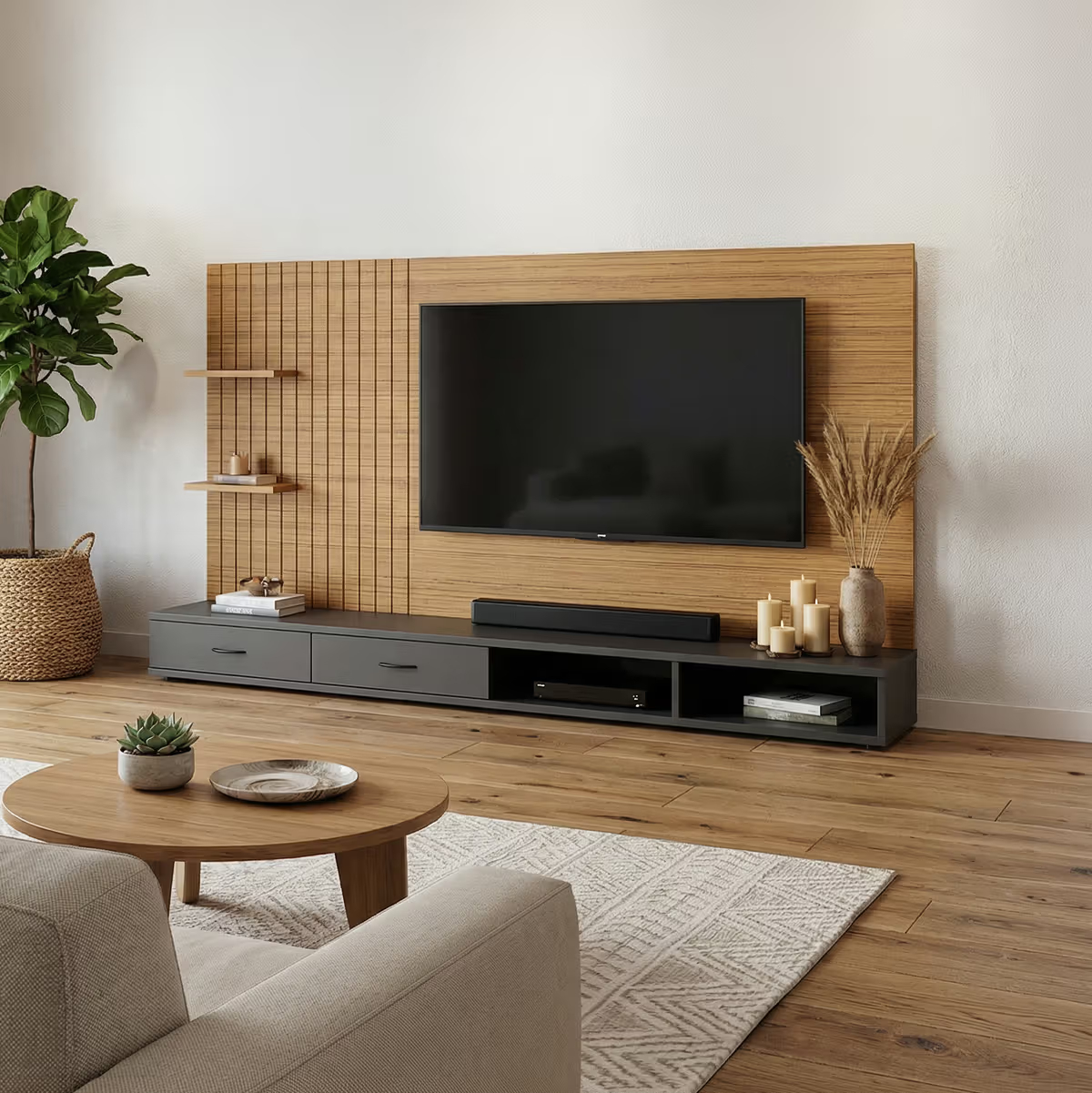 Engineered Wood TV Unit 5 Years Warranty