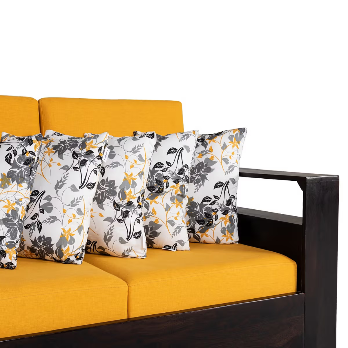 Printed Cushion | Pack of 5 | 16x16 Inch | Hollow Fiber