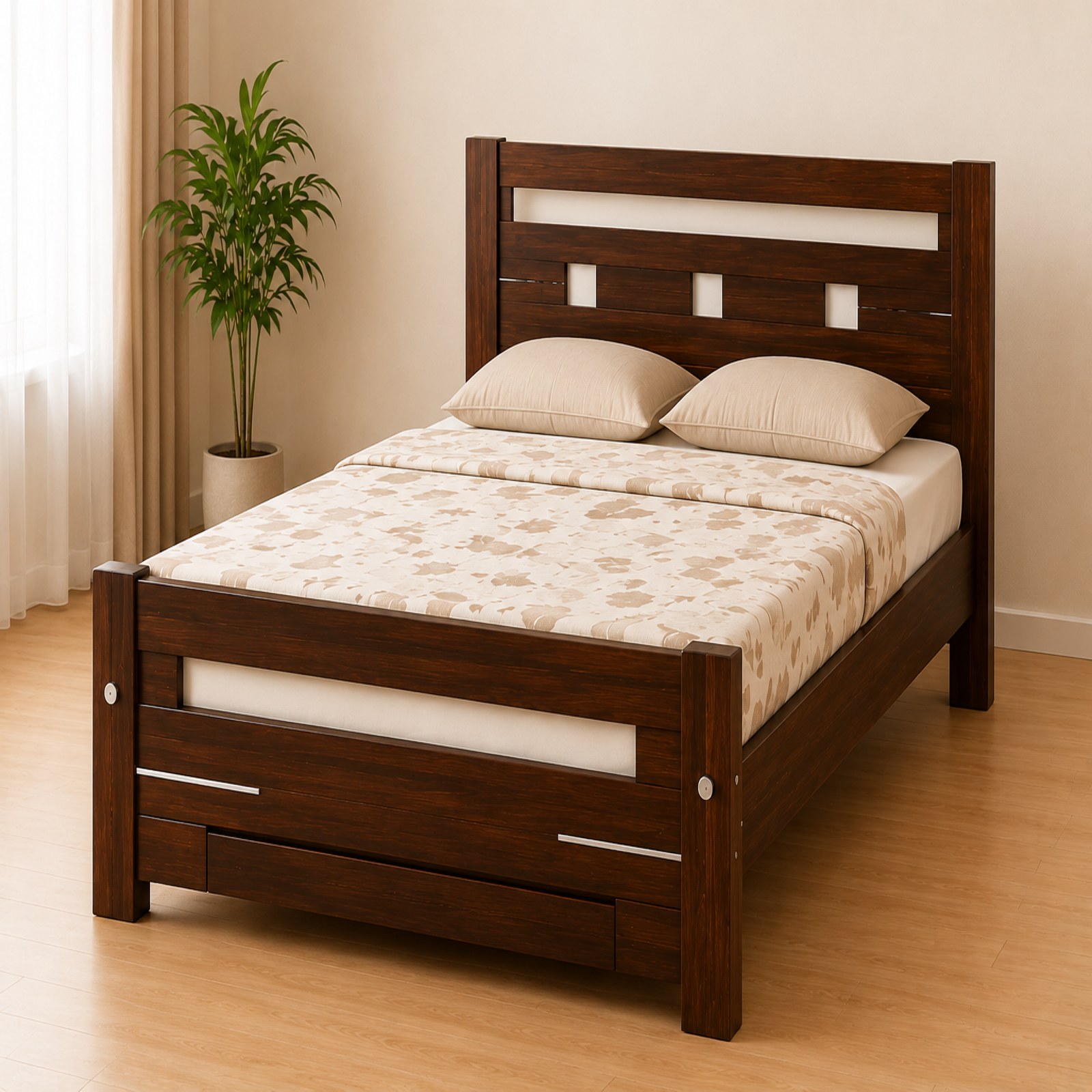 Queen Cot-Treated Magagani Wood-BG10